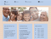 Tablet Screenshot of hausarztpraxis-bayreuth.de